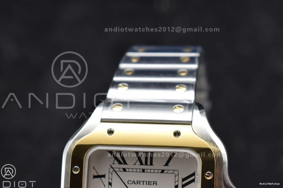 on BVF SS 1:1 40mm Contemporary Best 9015 YG Cartier de 1053 SS MIYOTA V YG Bracelet Edition White SmartLinks Dial Santos 0828
